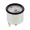 Tachometer mit Beleuchtung und Blinkkontrollleuchte grün - ø 60 mm - 100 km/h - roter Zeiger, weißes Ziffernblatt mit Logo, schwarzer Ring