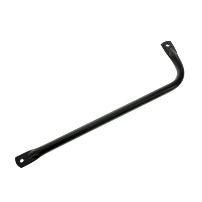Auspuffstrebe, lang, schwarz PPB - S50, S51, S70