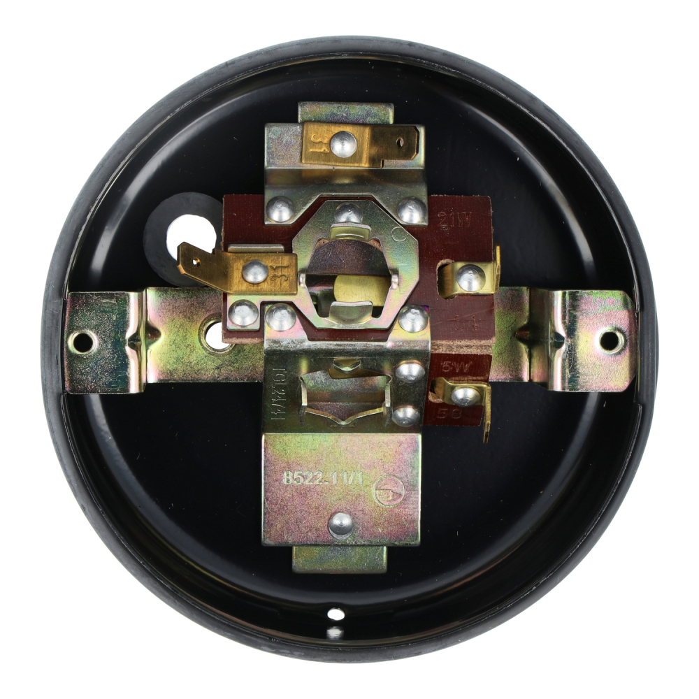 Rücklichtunterteil Für Simson S50, S51 – Metallgehäuse ø 100 Mm, Ohne Leuchtmittel (Originalzeichnung)