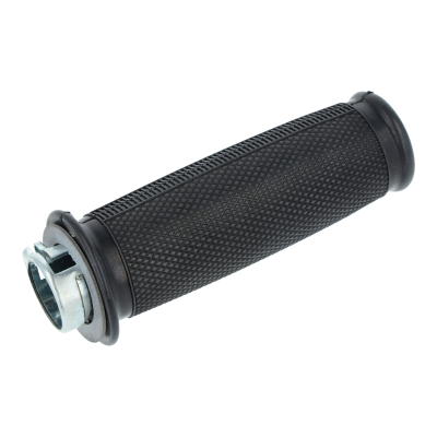 Gasdrehgriff kpl, Griffrohr mit Gummigriff + Dichtscheibe - schwarz - SR1, SR2, SR2E