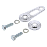 Set Halter Tachometer + DZM - verchromt, verstärkte...