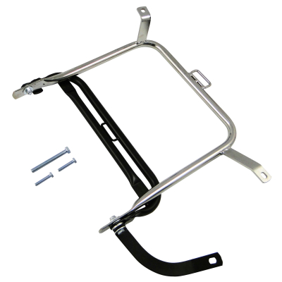 Seitengepäckträger links - S50, S51, S70 - Chrom + schwarz
