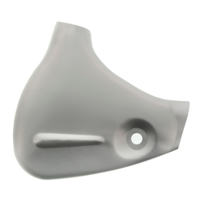 Zierblech, links - 1 Befestigungsloch, Aluminium - zur Vordergabel SR2E, SR4-1, KR50
