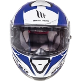MT Motorradhelm Thunder 3 SV Blau Weiß