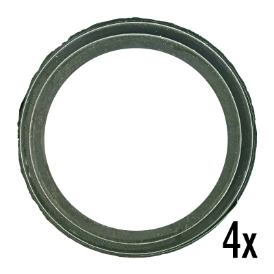 SET 4x Gummiring für Scheinwerferhalter TS250/1, f. Ø35mm-Gabelrohr