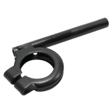 Blinkleuchtenhalter, vorderer - schwarz - ø 10 mm...