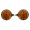 Paar Blinkleuchten, hintere - rund - 8580.23/1 - Lichtaustritt: Orange - Blinkeraufnahme 10 mm