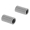 Paar Schaltwippenbelag, grau - 2x Schutzrohr f. Fußschalthebel - KR51