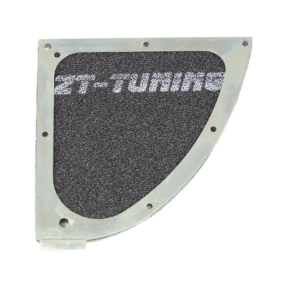 ZT Tuningluftfilter für Simson Herzkasten S51 / S70 Set Luftfilter + Halteblech gebogen