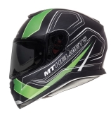 MT Motorradhelm Thunder 3 SV schwarz/grün M