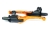 ZT-Tuning Brems- und Kupplungsarmatur im Set mit Klapphebel Racing Orange/Gold