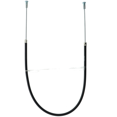 Set - 7x Bowdenzüge - schwarz - KR50 - FL Gas 42mm, mit Blechbremsschild