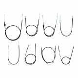 Set - 8x Bowdenzüge - schwarz - KR51 Handschaltung,...