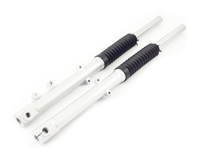 ZT-Tuning Set Telegabel für Scheibenbremse SR50,SR80 (lange Variante) Silber