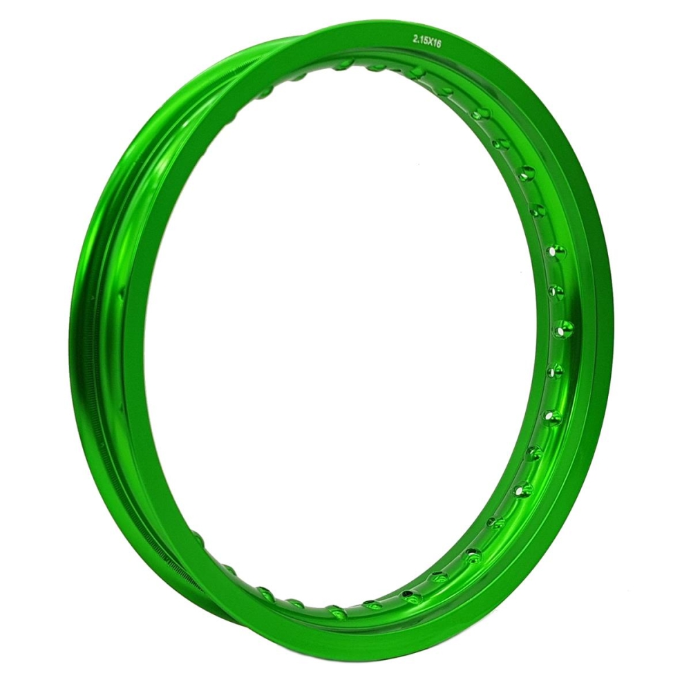 Speichenrad Felge 2,15x16 Grün Edelstahl Speichen Für Simson S50 S51 Schwalbe