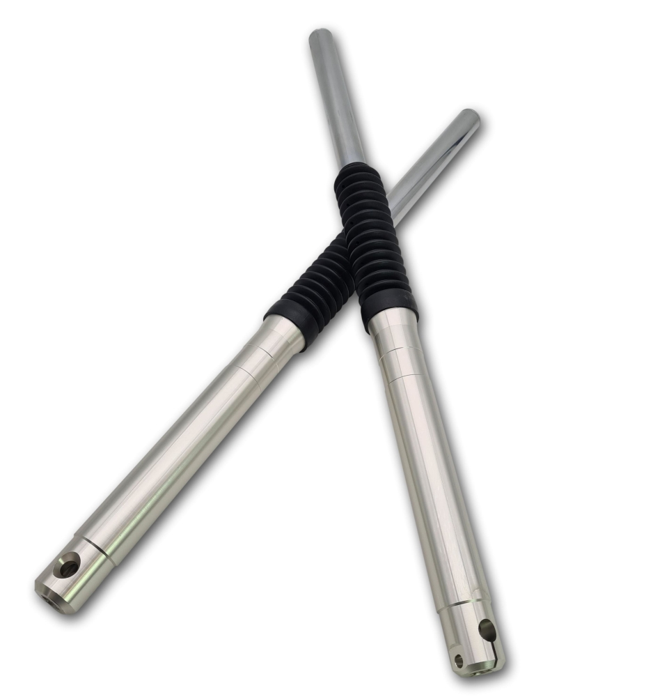 Set Telegabel Für Trommelbremse S51, S70, S53  Kurze Varian Titan Grau Elox Cnc - View #14