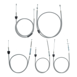 Set - 5x Bowdenzüge - grau - KR51/1, Starter...