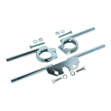 SET Blinkleuchtenträger vorn/hinten, verzinkt -...