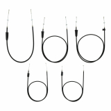 Set - 5x Bowdenzüge - schwarz - TS125, 150 - Hochlenker