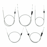 Set - 5x Bowdenzüge - grau - TS250, 250/1 - Flachlenker