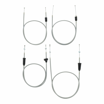 Set - 4x Bowdenzüge - grau - TS250, 250/1 - Hochlenker