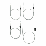 Set - 4x Bowdenzüge - grau - TS250, 250/1 - Hochlenker