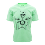 T-Shirt, Farbe: NeonMint, Größe: XXL - Motiv:...