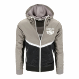 Windbreaker  hellgrau/schwarz/weiß Motiv: SIMSON...
