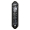 Thermometer, schwarz/weiß, 6,5x28 cm, Motiv: SIMSON