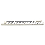 PIN "SCHWALBE", silber-schwarz, ca. 28 mm breit