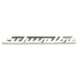 PIN "SCHWALBE", silber-schwarz, ca. 38 mm breit
