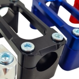 Elox Racing Lenkerklemmung / Lenkerklemmbrücke Eloxiert Modell A schwarz kurz
