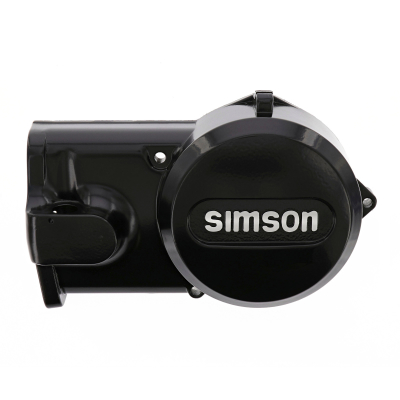 Lichtmaschinendeckel - schwarz - mit "SIMSON" Schriftzug, hell - S51, S53, S70, S83, SR50, SR80, KR51/2