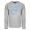 Longsleeve, Farbe: grau, Größe: XL - Motiv: "SIMSON" Cross