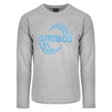 Longsleeve, Farbe: grau, Größe: XXXL - Motiv:...