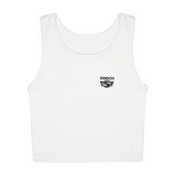 Damen-Cropped-Top, Farbe: weiß, Größe: M...