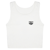 Damen-Cropped-Top, Farbe: weiß, Größe: S...