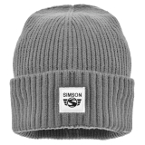 Wintermütze, Farbe: grau, Motiv: "SIMSON"