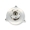 Vorderradnabe f. Scheibenbremse f. Simson Roller SR50 SR80 Alu Natur