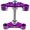 CNC Gabelbrücke "Limited Edition" Violett Racing ultraleichte Version GEN2 passend für Simson S50 S51 S70