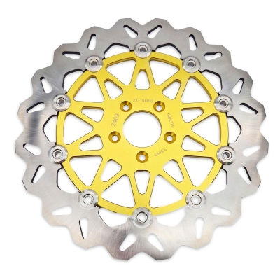 ZT-Tuning Bremsscheibe 260mm schwimmend gelagert passend f. Simson inkl. Teilegutachten Gold