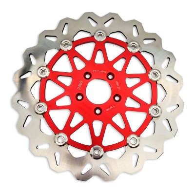 ZT-Tuning Bremsscheibe 260mm schwimmend gelagert passend f. Simson inkl. Teilegutachten Rot
