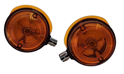 Set 2x Blinker vorn mit 2x Glühbirne (E)  passend für Simson S50 S51