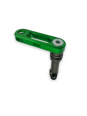 ZT CNC Performance Kupplungshebel S51, S70 Eloxiert Grün