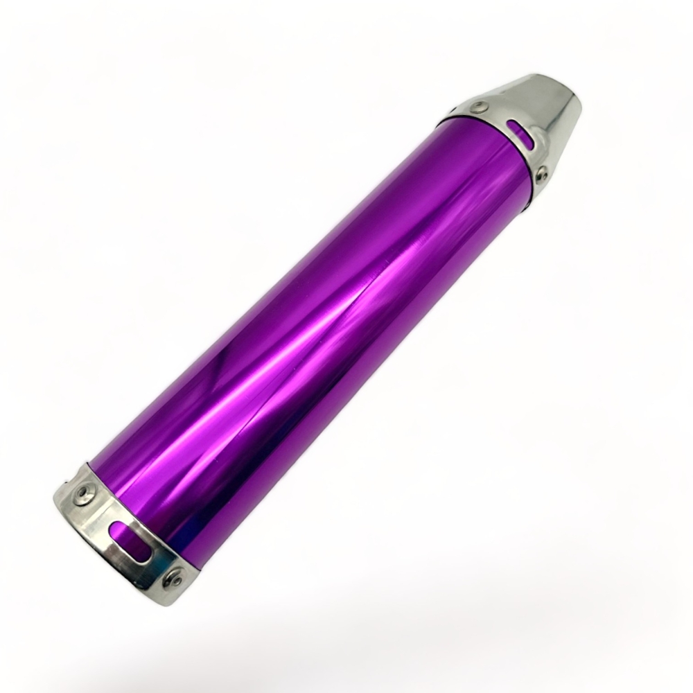 ZT-Tuning Endschalldämpfer Violett - Siebrohrdämpfer Für Rennauspuffanlagen