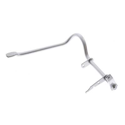 Fußbremshebel - für S50, S51, S70, S53, S83 - grundiert + silber PPB