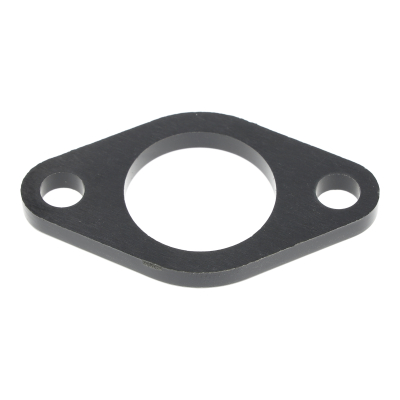 Isolierflansch, Bakelit, 4 mm dick, Ø12 mm-Durchlass
