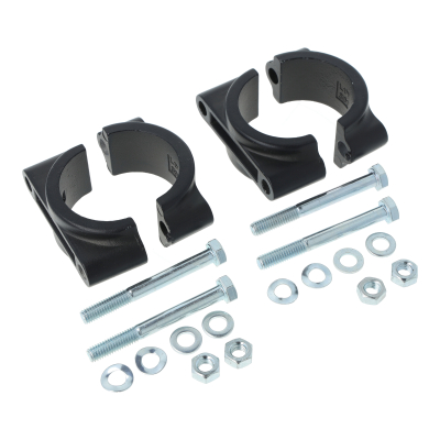 Set Schutzblechhalter für Blech-Kotflügel, schwarz matt, inkl. Schraubenset - S50, S51, S70, SR50, SR80