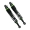 NEW Performance Federbeine Set S50, S51, S70 Enduro Stoßdämpfer Set (2 Stk.) 360mm Grün-Schwarz