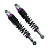 NEW Performance Federbeine Set S50, S51, S70 Enduro Stoßdämpfer Set (2 Stk.) 360mm Violett-Titan-Schwarz